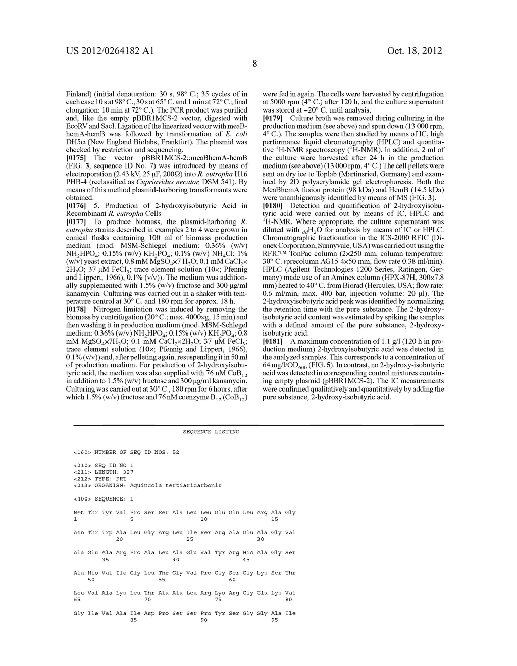 USE OF A PROTEIN HOMOLOGOUS TO A MEAB PROTEIN FOR INCREASING THE ENZYMATIC     ACTIVITY OF A 3-HYDROXYCARBOXYLIC ACID-COA MUTASE - diagram, schematic, and image 15