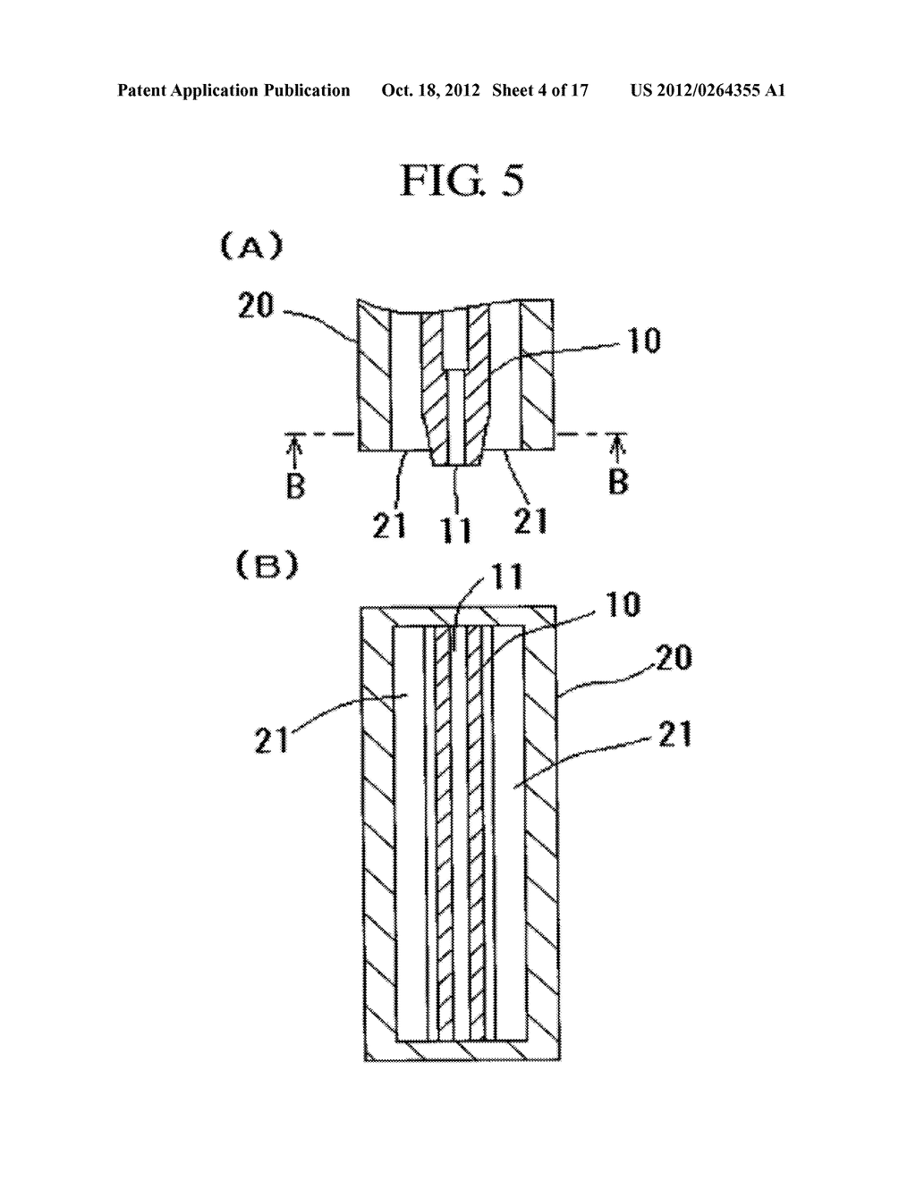 POLISHING METHOD BY BLASTING AND NOZZLE STRUCTURE FOR A BLASTING APPARATUS     FOR USE IN THE POLISHING METHOD - diagram, schematic, and image 05