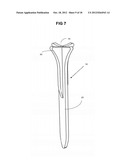 GOLF TEE SOUVENIR diagram and image