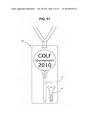 GOLF TEE SOUVENIR diagram and image