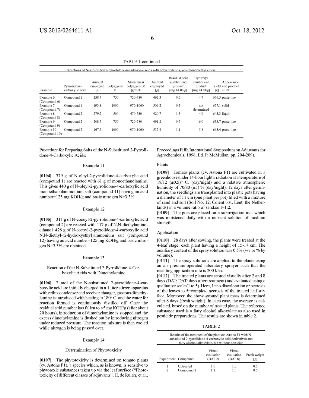 Pesticide Preparations Containing Derivatives Of Pyrrolidone-4-Carboxylic     Acid - diagram, schematic, and image 07