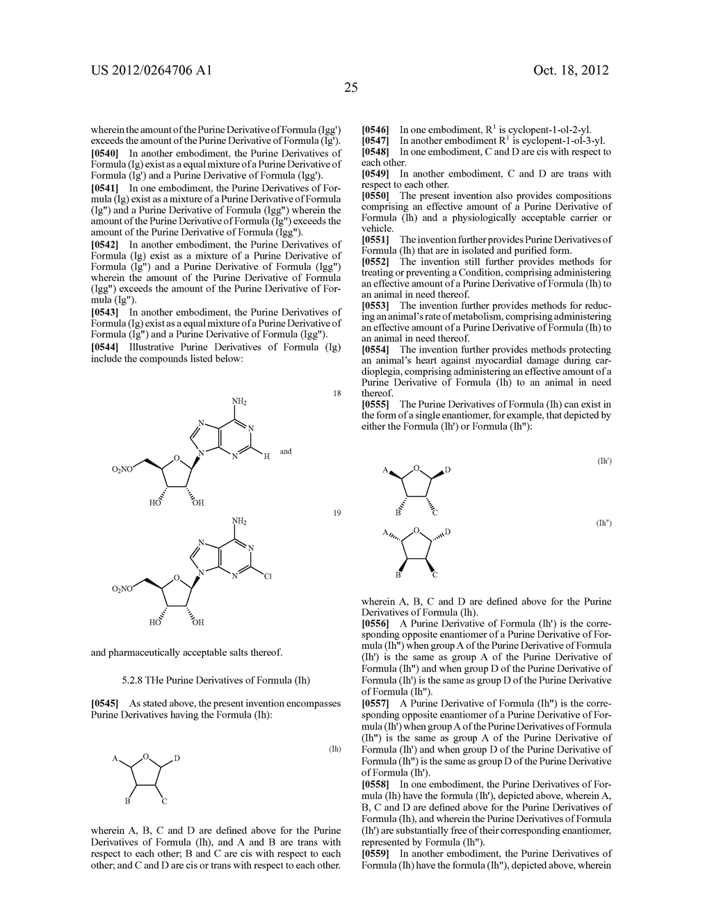 PURINE DERIVATIVES AS ADENOSINE A1 RECEPTOR AGONISTS AND METHODS OF USE     THEREOF - diagram, schematic, and image 31