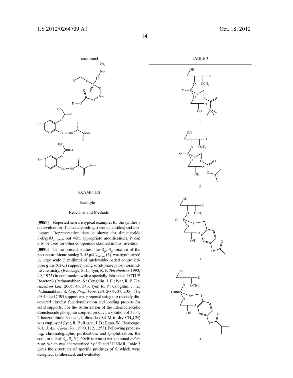 NUCLEOTIDE AND OLIGONUCLEOTIDE PRODRUGS - diagram, schematic, and image 17