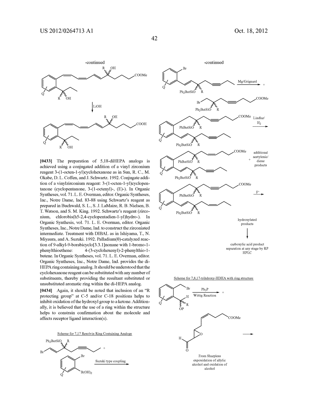 USE OF DOCOSATRIENES, RESOLVINS, AND THEIR STABLE ANALOGS IN THE TREATMENT     OF AIRWAY DISEASES AND ASTHMA - diagram, schematic, and image 74