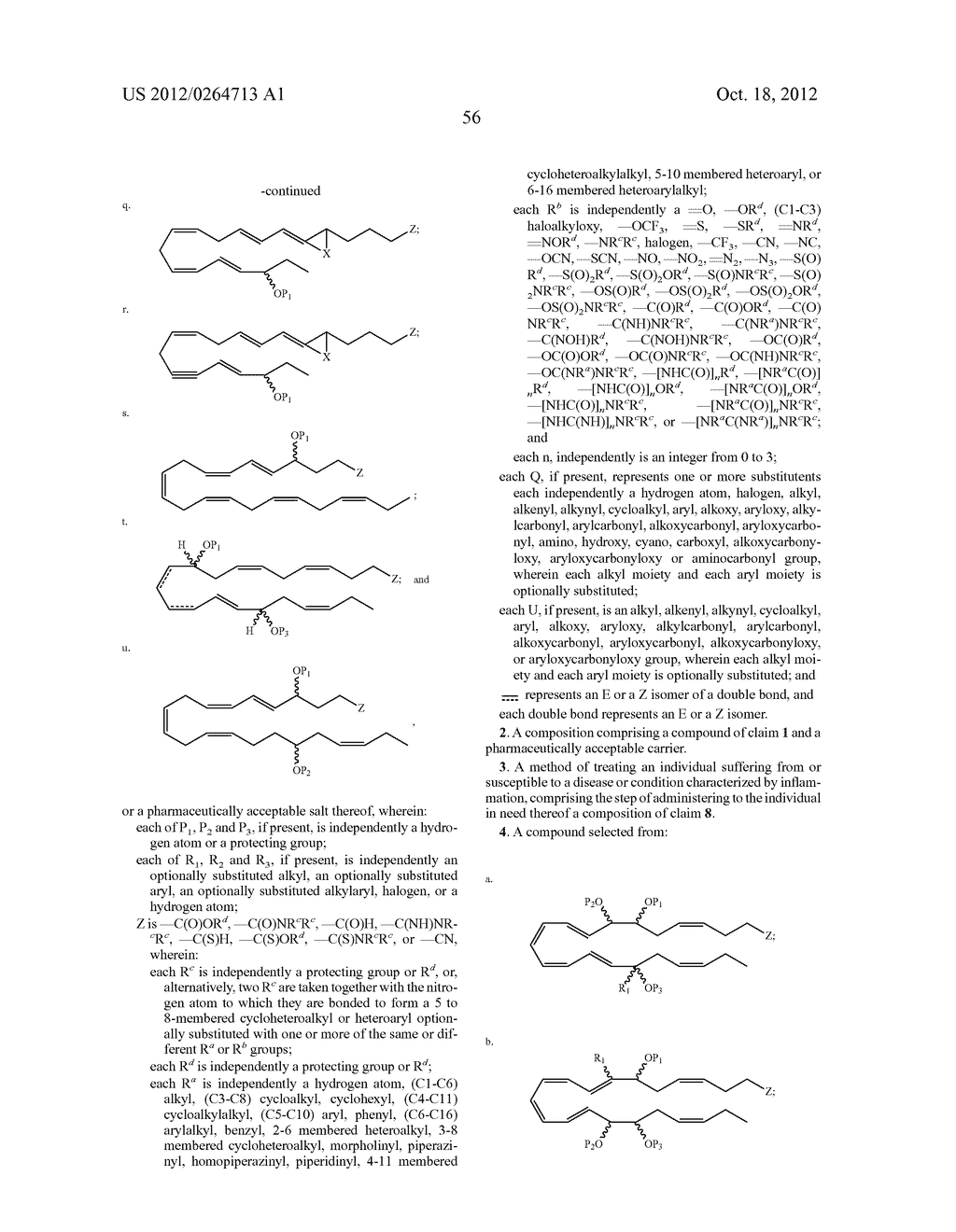 USE OF DOCOSATRIENES, RESOLVINS, AND THEIR STABLE ANALOGS IN THE TREATMENT     OF AIRWAY DISEASES AND ASTHMA - diagram, schematic, and image 88