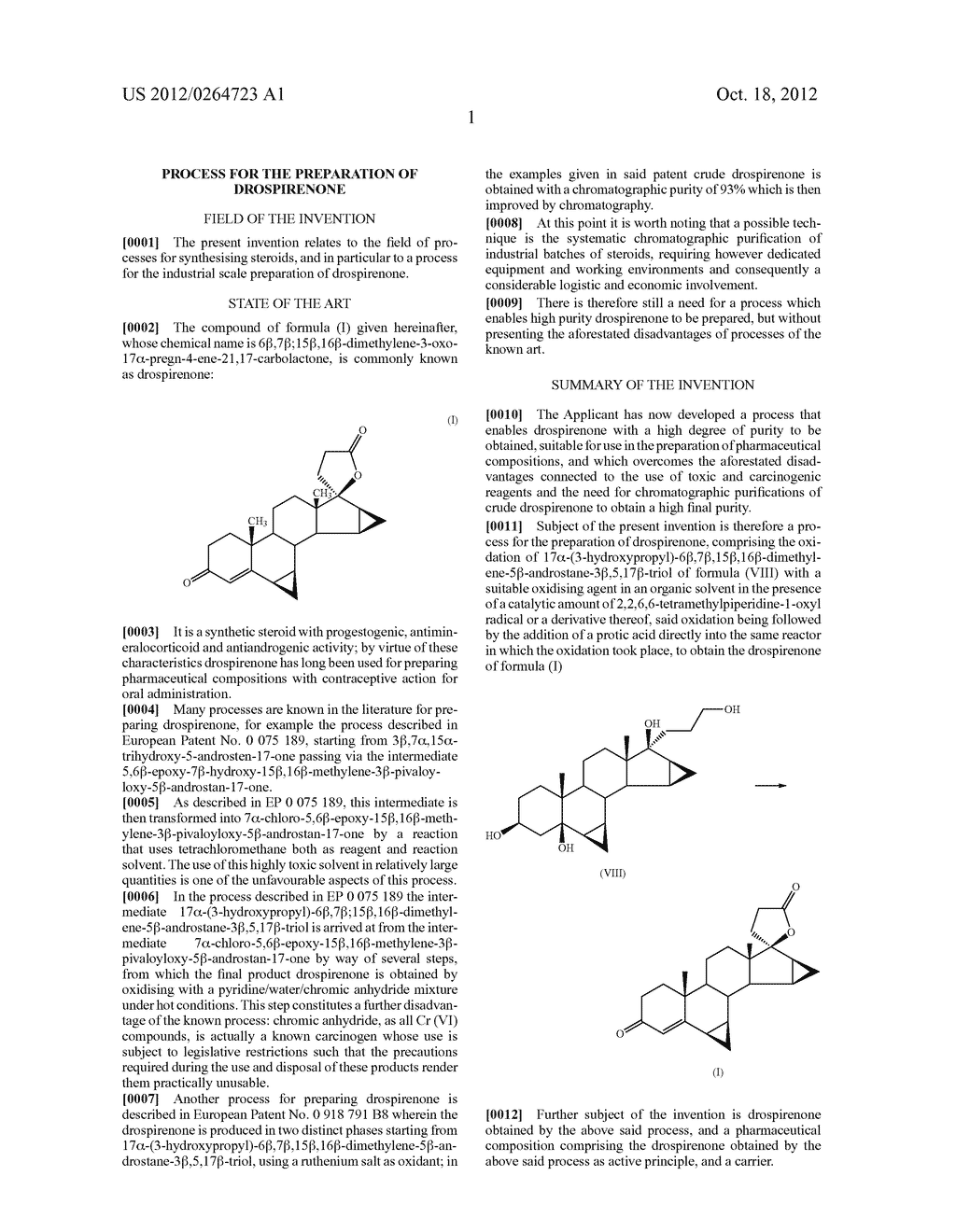 PROCESS FOR THE PREPARATION OF DROSPIRENONE - diagram, schematic, and image 02