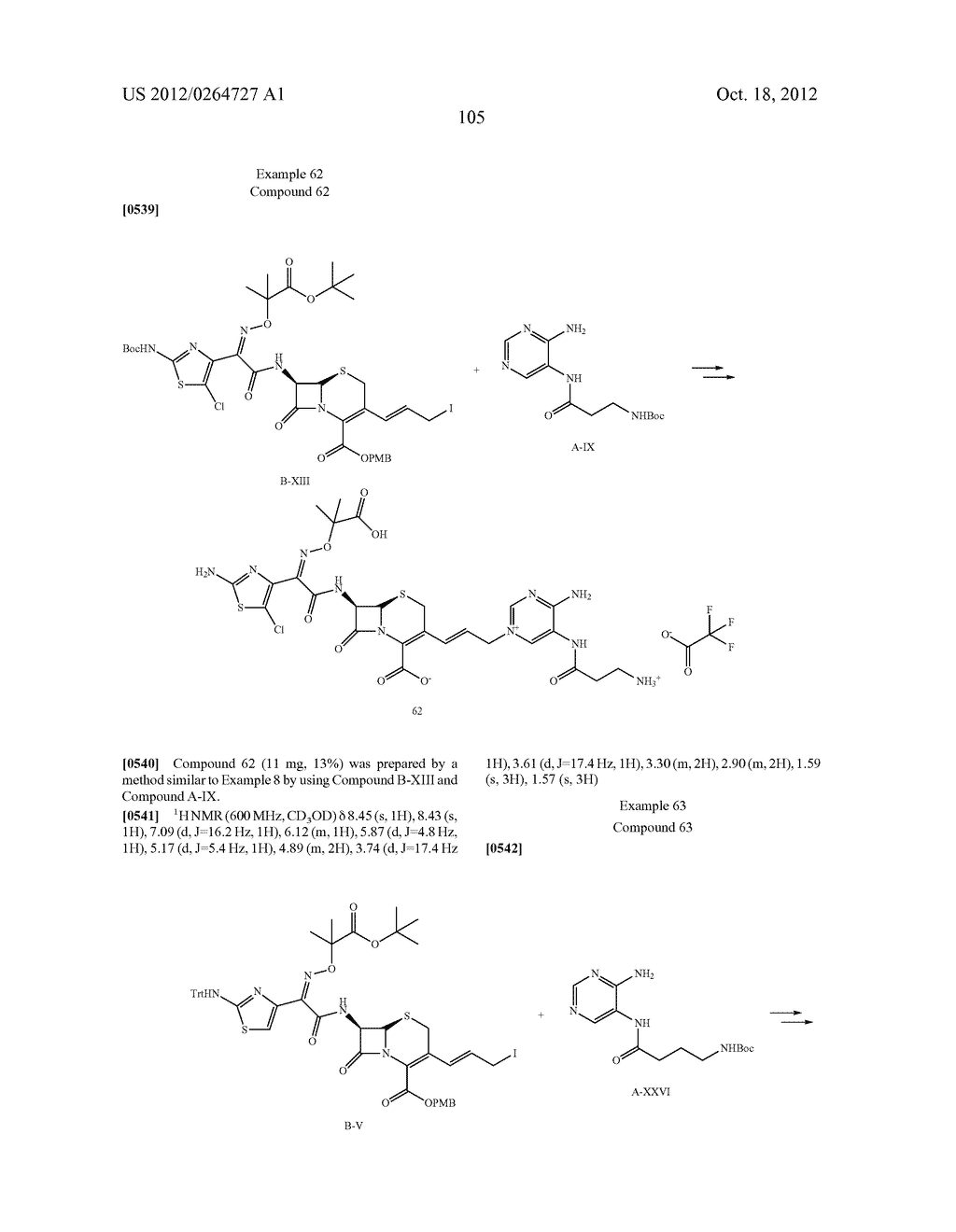 NOVEL CEPHALOSPORIN DERIVATIVES AND PHARMACEUTICAL COMPOSITIONS THEREOF - diagram, schematic, and image 108