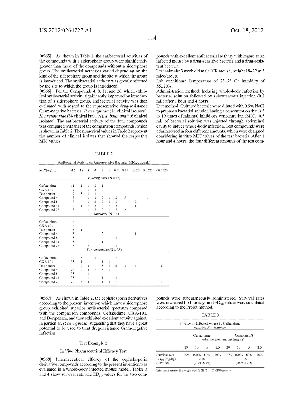 NOVEL CEPHALOSPORIN DERIVATIVES AND PHARMACEUTICAL COMPOSITIONS THEREOF - diagram, schematic, and image 117