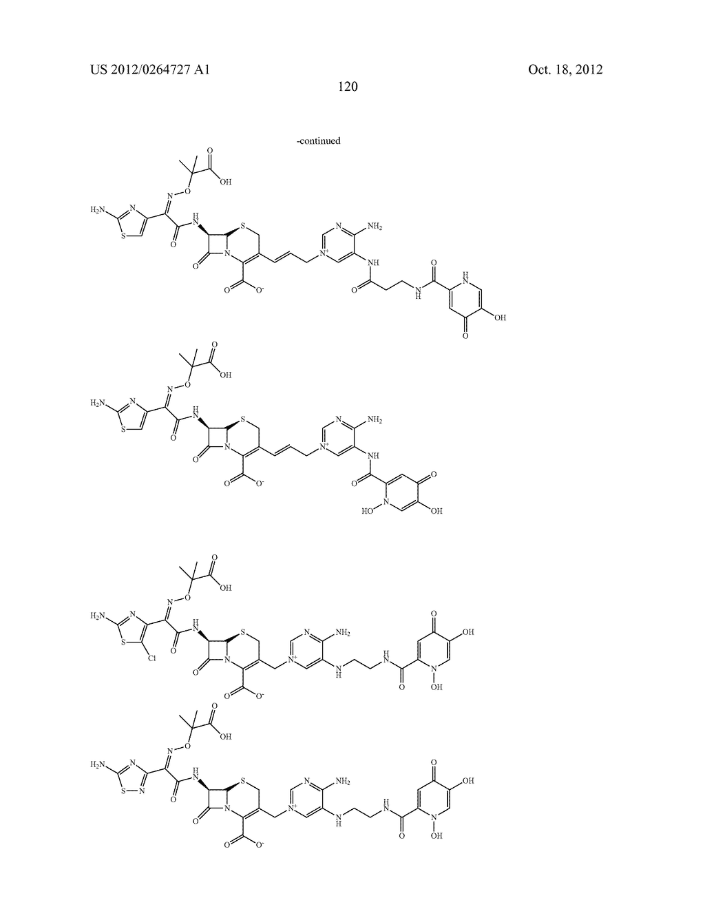 NOVEL CEPHALOSPORIN DERIVATIVES AND PHARMACEUTICAL COMPOSITIONS THEREOF - diagram, schematic, and image 123