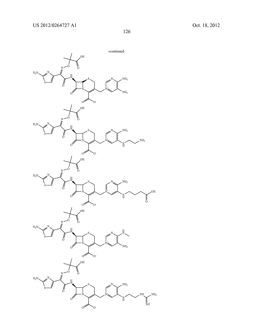NOVEL CEPHALOSPORIN DERIVATIVES AND PHARMACEUTICAL COMPOSITIONS THEREOF - diagram, schematic, and image 129