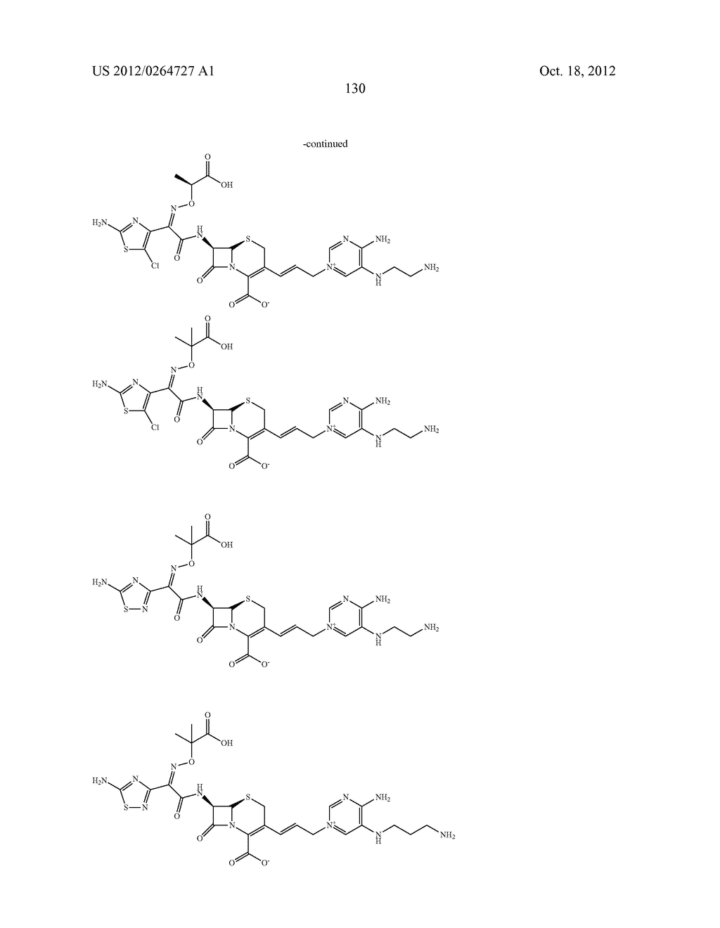 NOVEL CEPHALOSPORIN DERIVATIVES AND PHARMACEUTICAL COMPOSITIONS THEREOF - diagram, schematic, and image 133