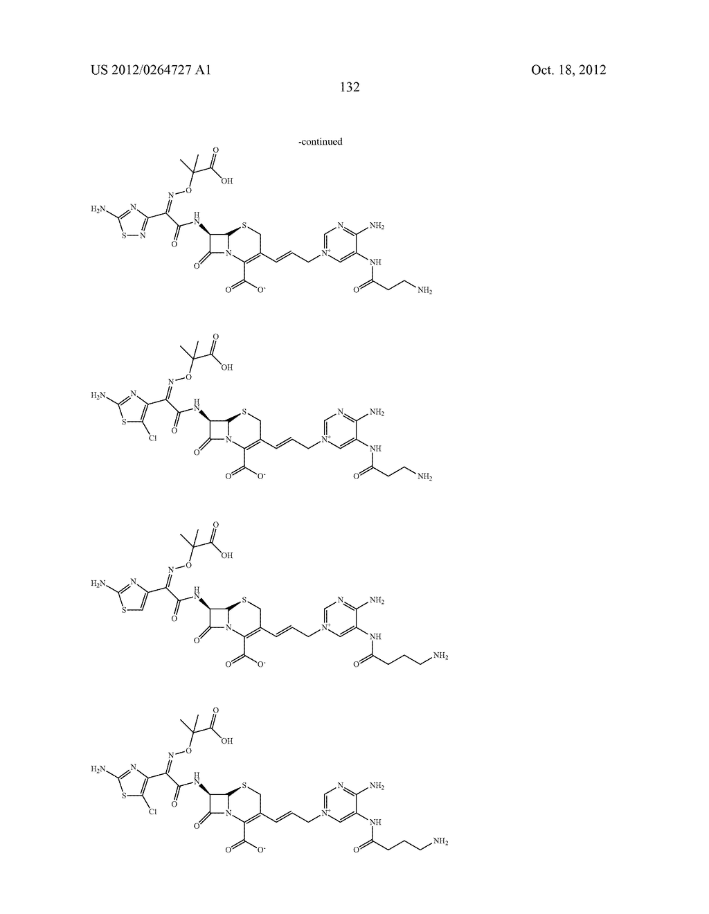 NOVEL CEPHALOSPORIN DERIVATIVES AND PHARMACEUTICAL COMPOSITIONS THEREOF - diagram, schematic, and image 135