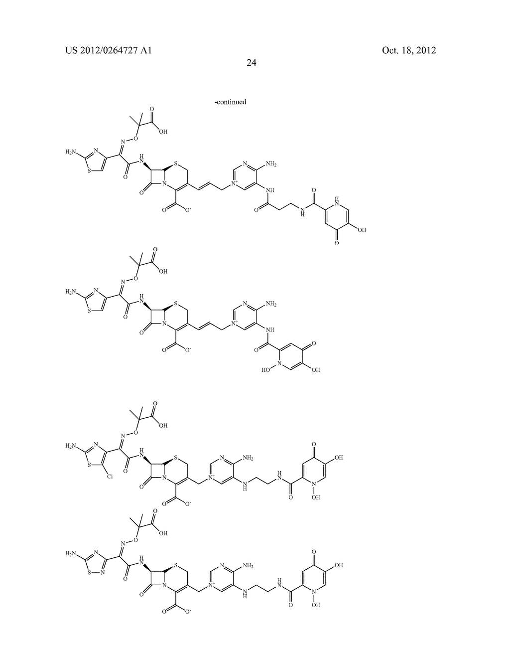 NOVEL CEPHALOSPORIN DERIVATIVES AND PHARMACEUTICAL COMPOSITIONS THEREOF - diagram, schematic, and image 27
