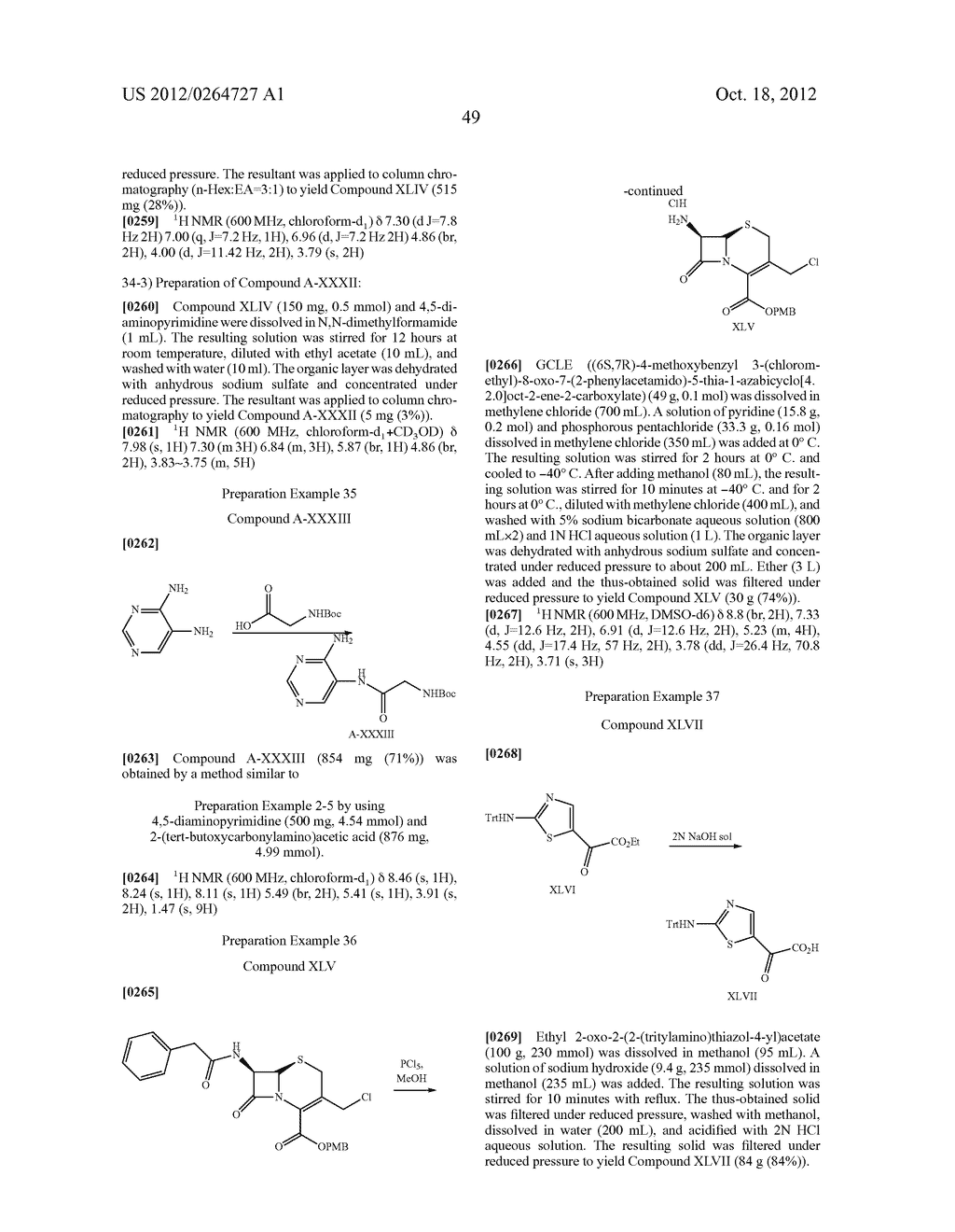 NOVEL CEPHALOSPORIN DERIVATIVES AND PHARMACEUTICAL COMPOSITIONS THEREOF - diagram, schematic, and image 52