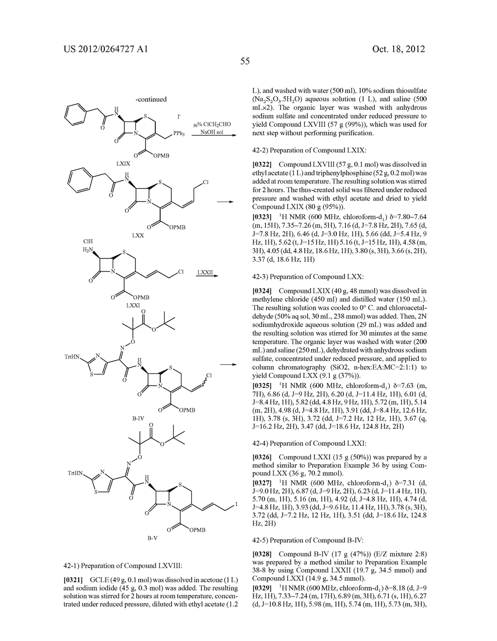 NOVEL CEPHALOSPORIN DERIVATIVES AND PHARMACEUTICAL COMPOSITIONS THEREOF - diagram, schematic, and image 58