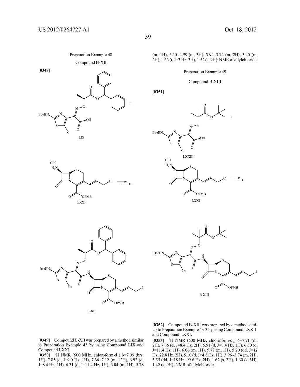 NOVEL CEPHALOSPORIN DERIVATIVES AND PHARMACEUTICAL COMPOSITIONS THEREOF - diagram, schematic, and image 62