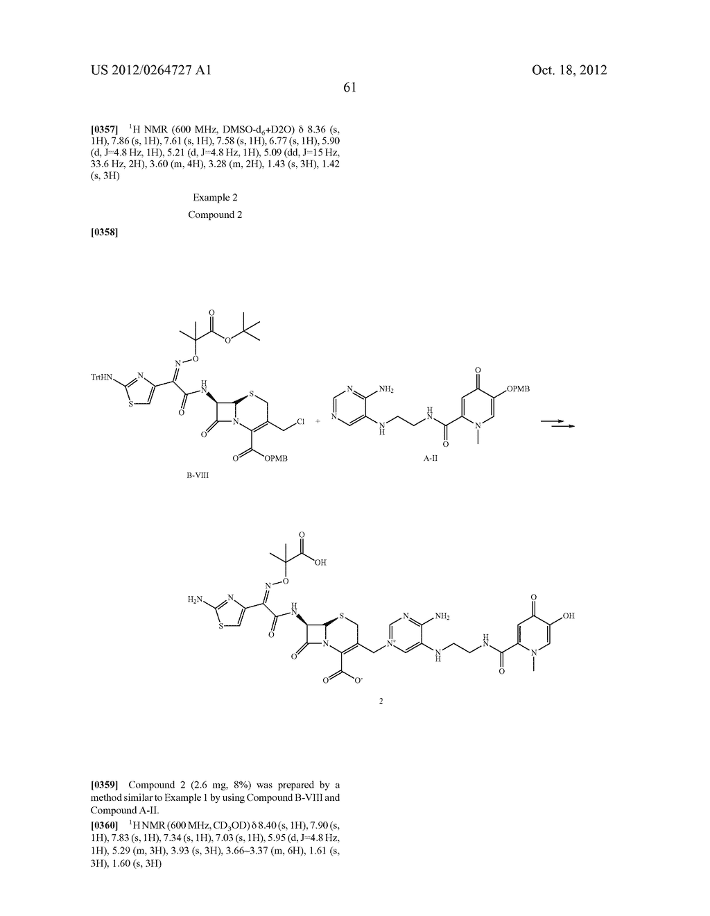 NOVEL CEPHALOSPORIN DERIVATIVES AND PHARMACEUTICAL COMPOSITIONS THEREOF - diagram, schematic, and image 64