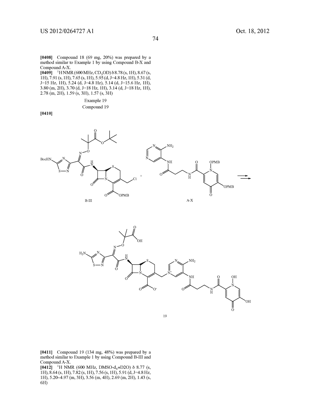 NOVEL CEPHALOSPORIN DERIVATIVES AND PHARMACEUTICAL COMPOSITIONS THEREOF - diagram, schematic, and image 77