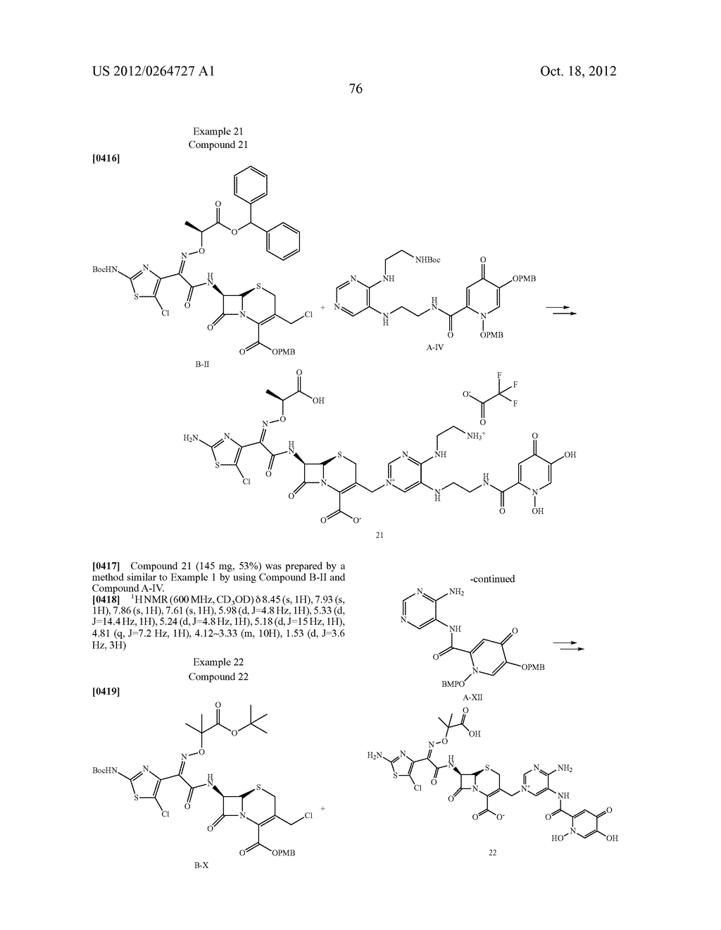 NOVEL CEPHALOSPORIN DERIVATIVES AND PHARMACEUTICAL COMPOSITIONS THEREOF - diagram, schematic, and image 79