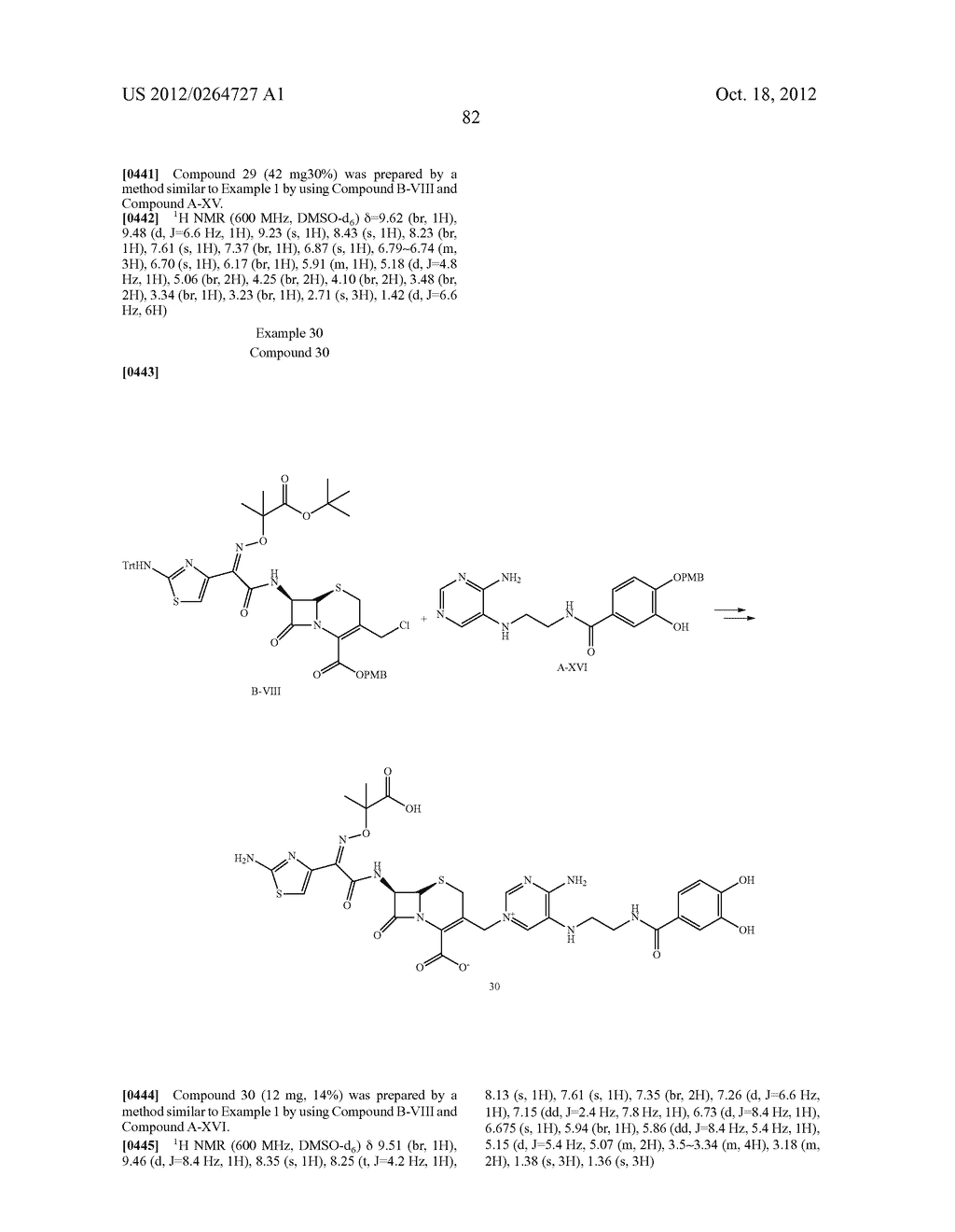 NOVEL CEPHALOSPORIN DERIVATIVES AND PHARMACEUTICAL COMPOSITIONS THEREOF - diagram, schematic, and image 85