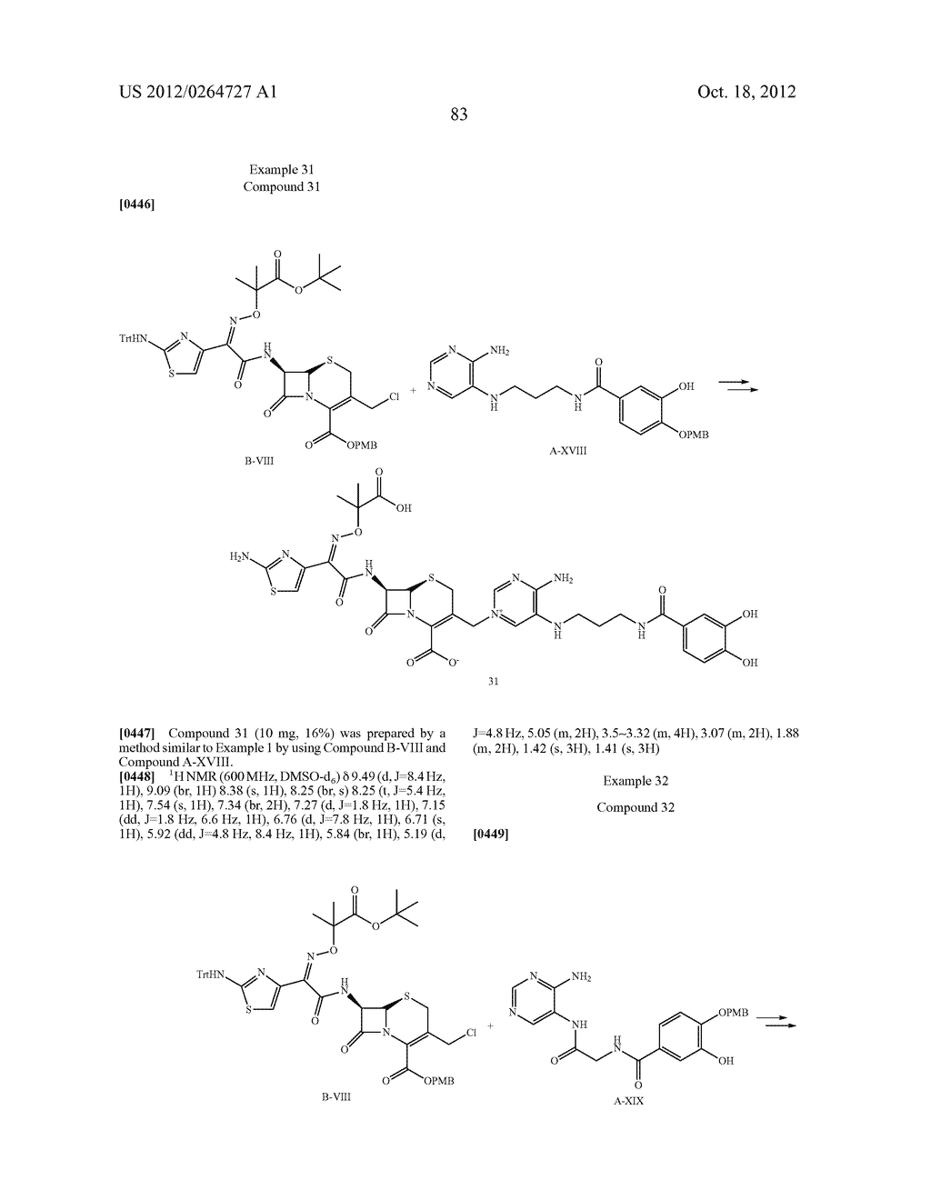 NOVEL CEPHALOSPORIN DERIVATIVES AND PHARMACEUTICAL COMPOSITIONS THEREOF - diagram, schematic, and image 86