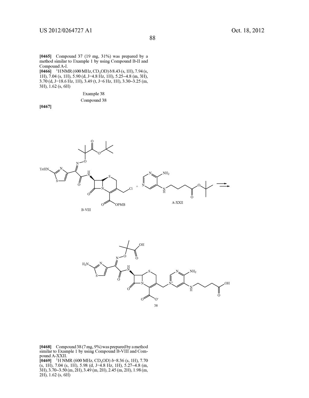 NOVEL CEPHALOSPORIN DERIVATIVES AND PHARMACEUTICAL COMPOSITIONS THEREOF - diagram, schematic, and image 91