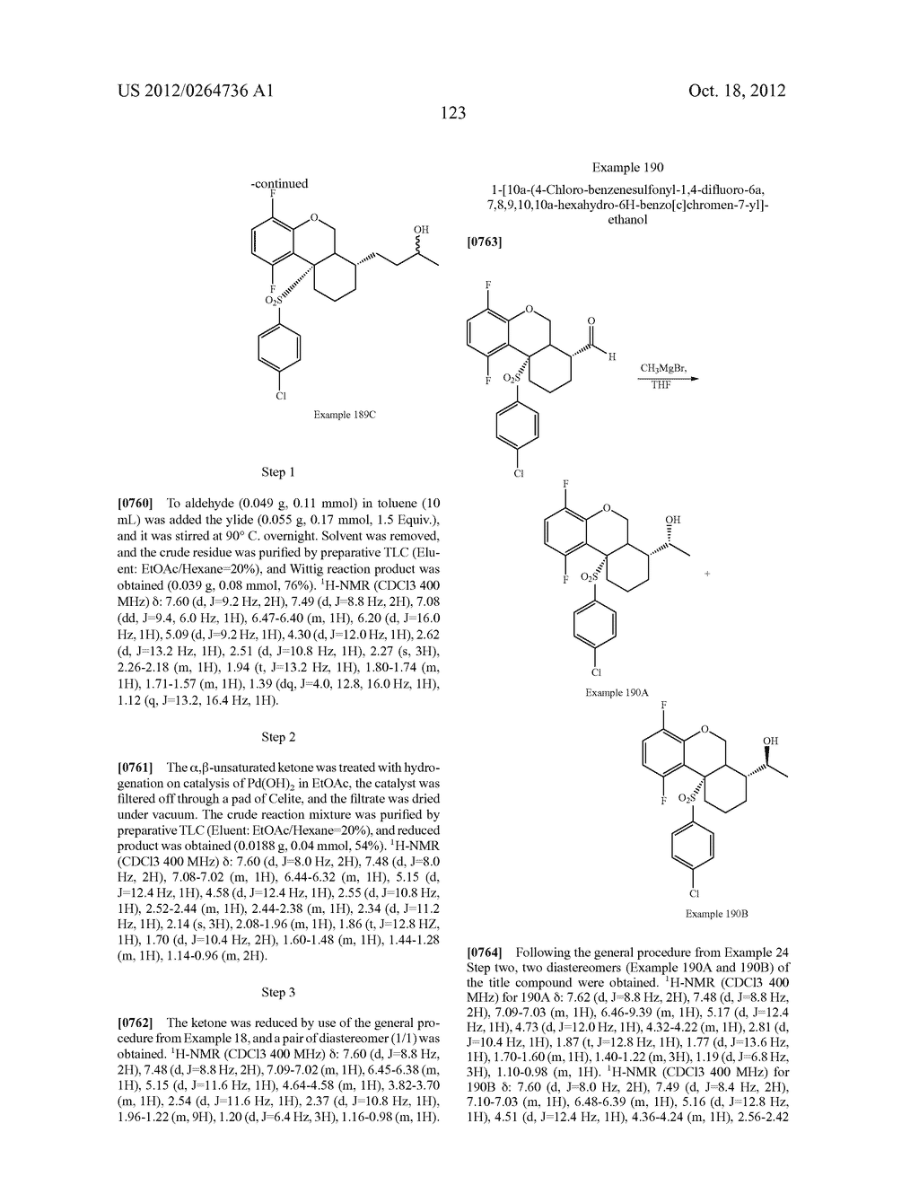 BENZENESULFONYL-CHROMANE, THIOCHROMANE, TETRAHYDRONAPHTHALENE AND RELATED     GAMMA SECRETASE INHIBITORS - diagram, schematic, and image 124