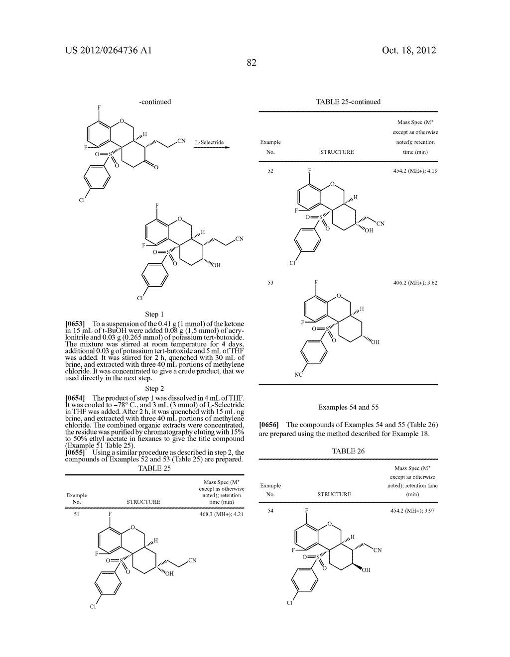 BENZENESULFONYL-CHROMANE, THIOCHROMANE, TETRAHYDRONAPHTHALENE AND RELATED     GAMMA SECRETASE INHIBITORS - diagram, schematic, and image 83