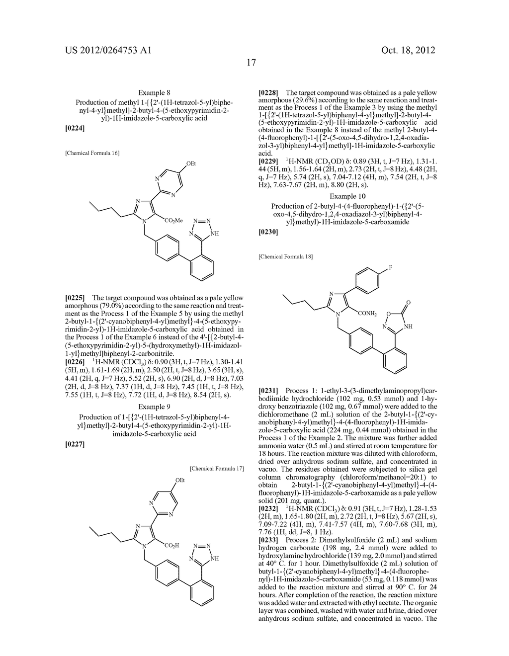 NOVEL 1-(BIPHENYL-4-YL-METHYL)-1H-IMIDAZOLE DERIVATIVE AND PHARMACEUTICAL     PRODUCT CONTAINING SAME - diagram, schematic, and image 18