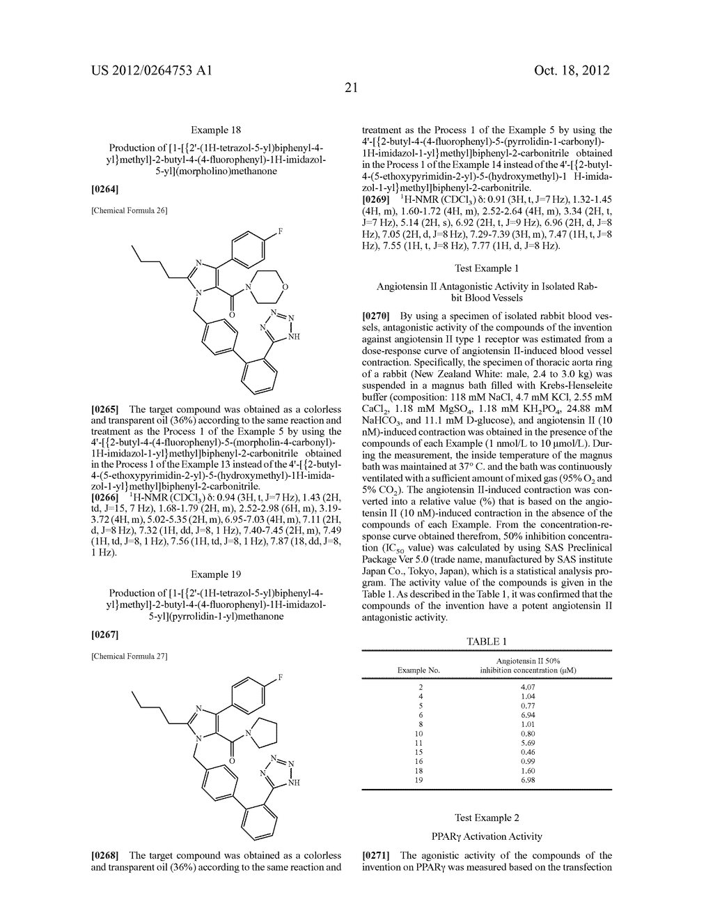 NOVEL 1-(BIPHENYL-4-YL-METHYL)-1H-IMIDAZOLE DERIVATIVE AND PHARMACEUTICAL     PRODUCT CONTAINING SAME - diagram, schematic, and image 22