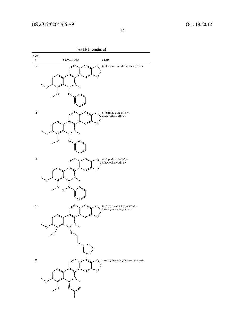 PSEUDOBASE BENZO[C]PHENANTRIDINES WITH IMPROVED EFFICACY, STABILITY AND     SAFETY - diagram, schematic, and image 15