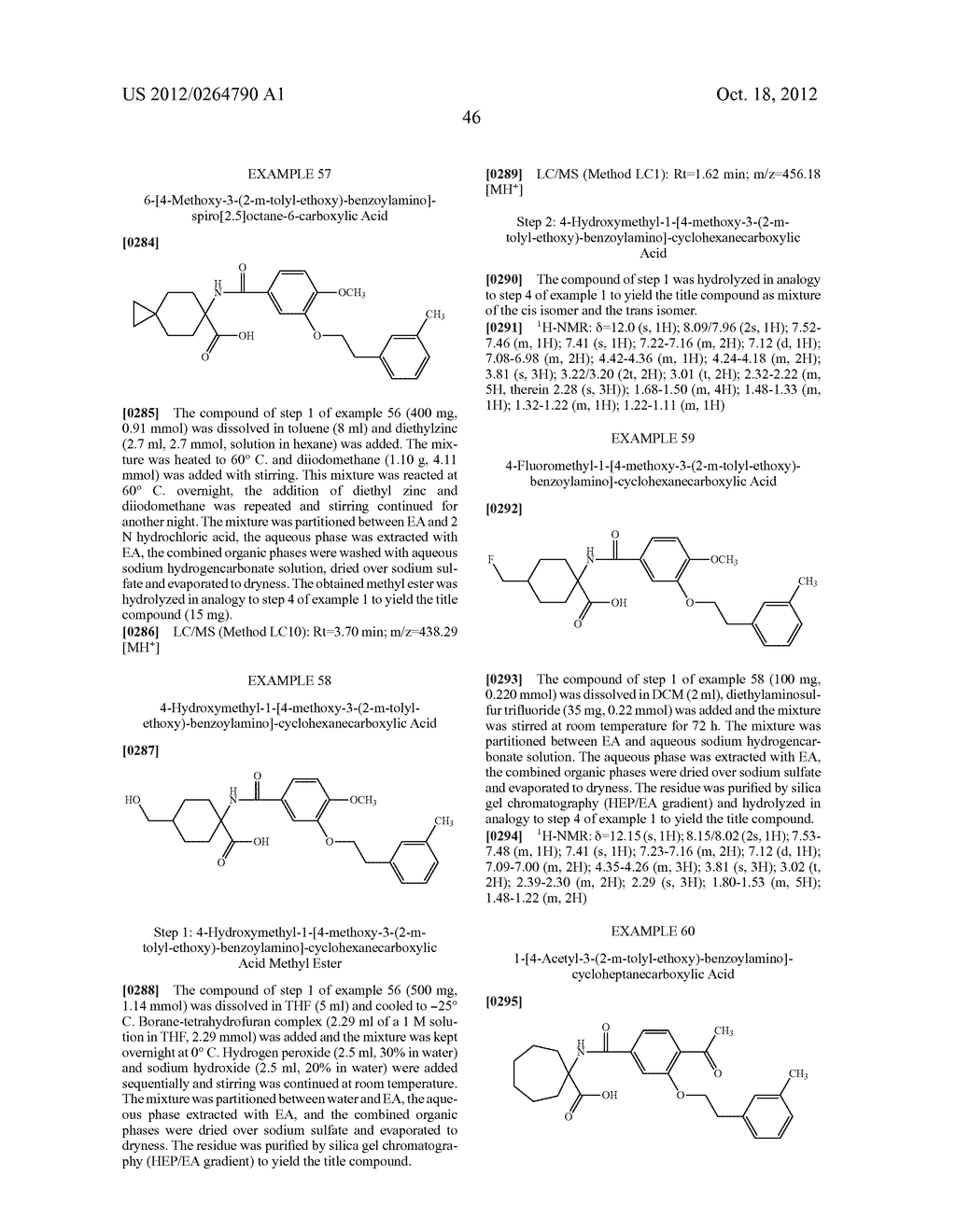 ACYLAMINO-SUBSTITUTED CYCLIC CARBOXYLIC ACID DERIVATIVES AND THEIR USE AS     PHARMACEUTICALS - diagram, schematic, and image 47