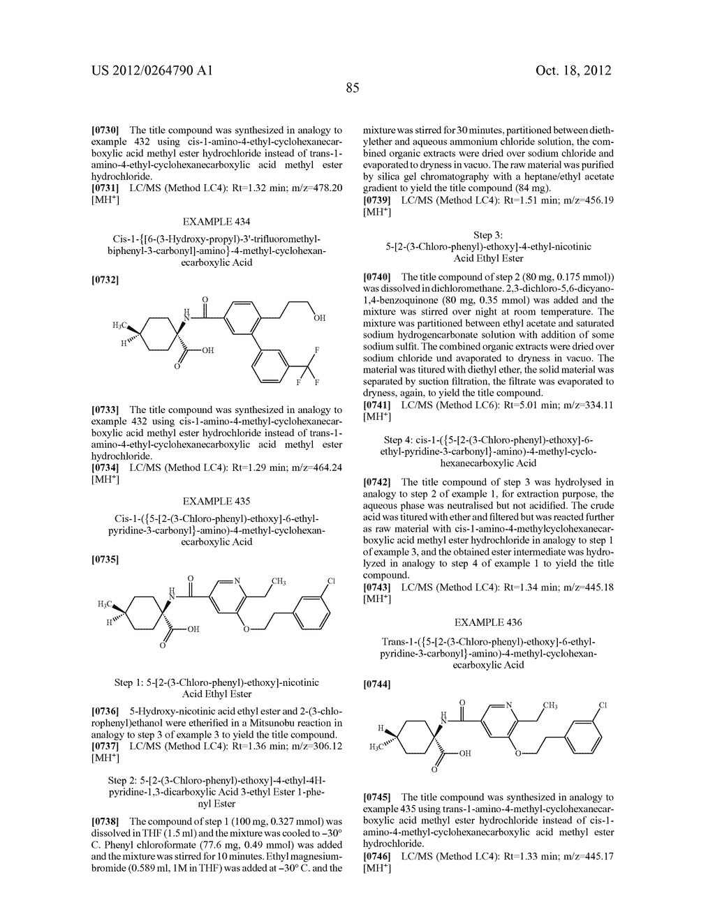 ACYLAMINO-SUBSTITUTED CYCLIC CARBOXYLIC ACID DERIVATIVES AND THEIR USE AS     PHARMACEUTICALS - diagram, schematic, and image 86