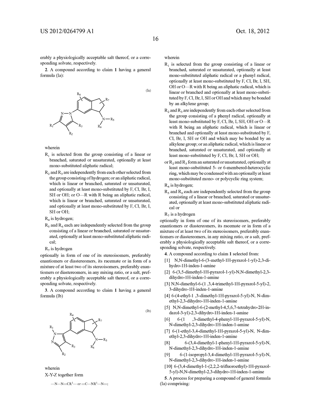 INDANE-AMINE DERIVATIVES, THEIR PREPARATION AND USE AS MEDICAMENTS - diagram, schematic, and image 17