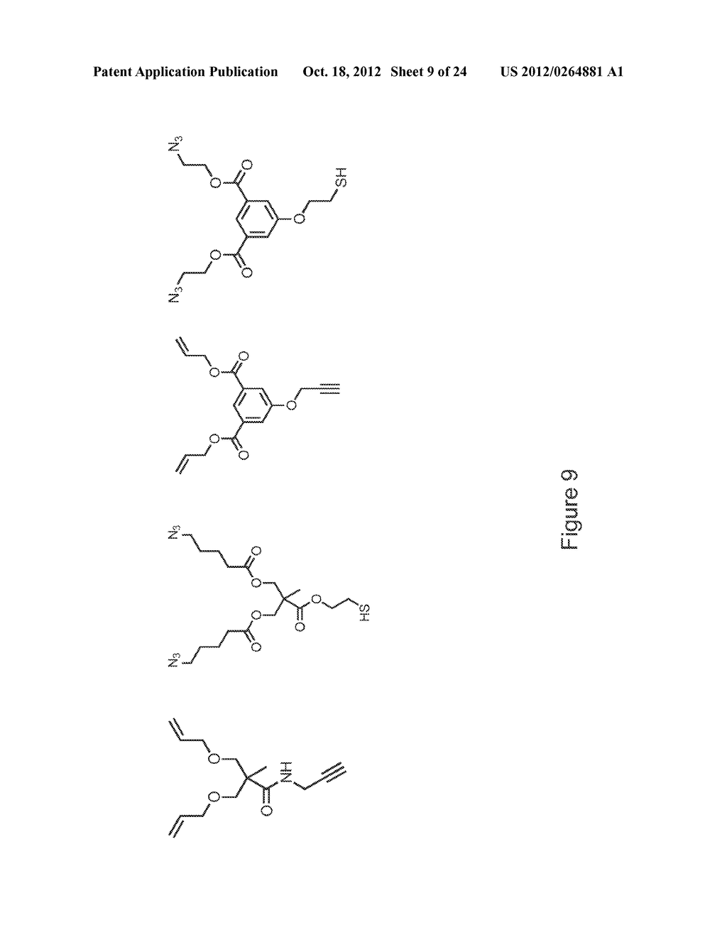 HETEROTRIFUNCTIONAL MOLECULES AND METHODS FOR THE SYNTHESIS OF DENDRIMERIC     MATERIALS - diagram, schematic, and image 10