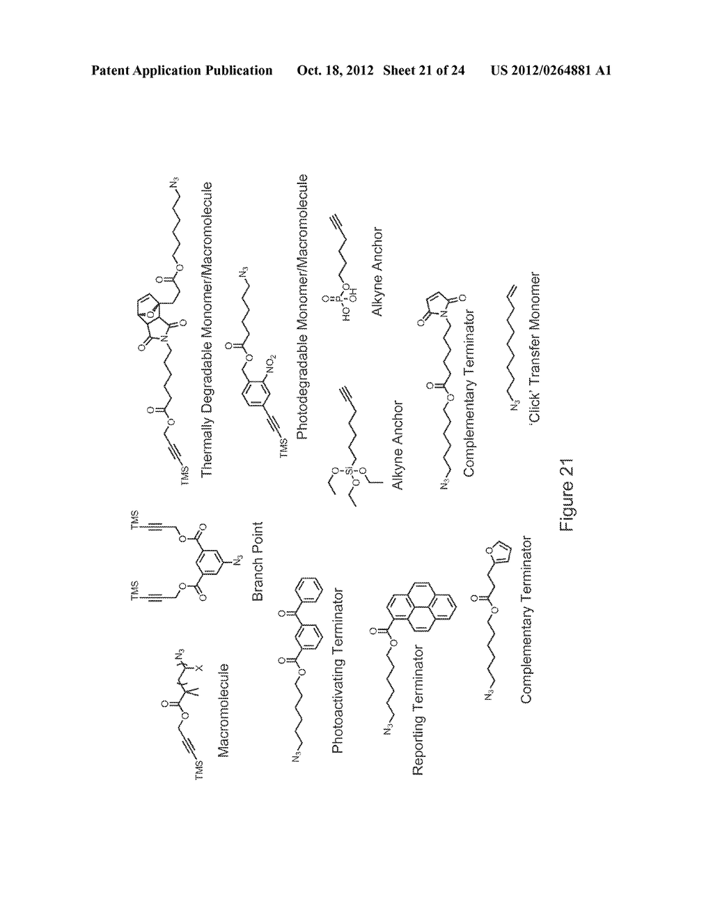 HETEROTRIFUNCTIONAL MOLECULES AND METHODS FOR THE SYNTHESIS OF DENDRIMERIC     MATERIALS - diagram, schematic, and image 22