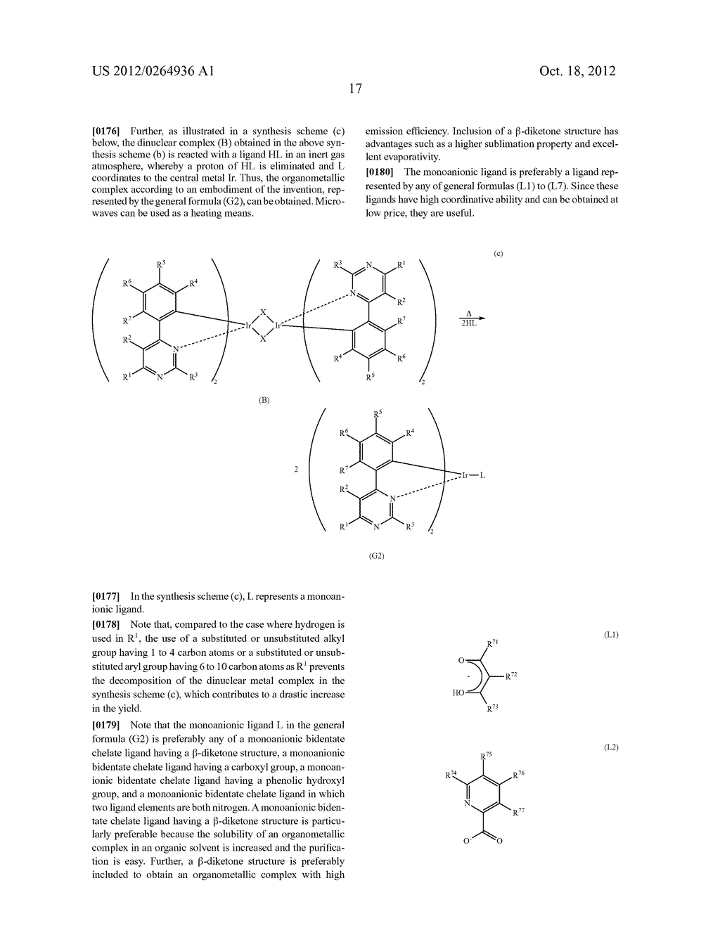 Organic Light-Emitting Element, Organometallic Complex, Light-Emitting     Device, Electronic Appliance, and Lighting Device - diagram, schematic, and image 38