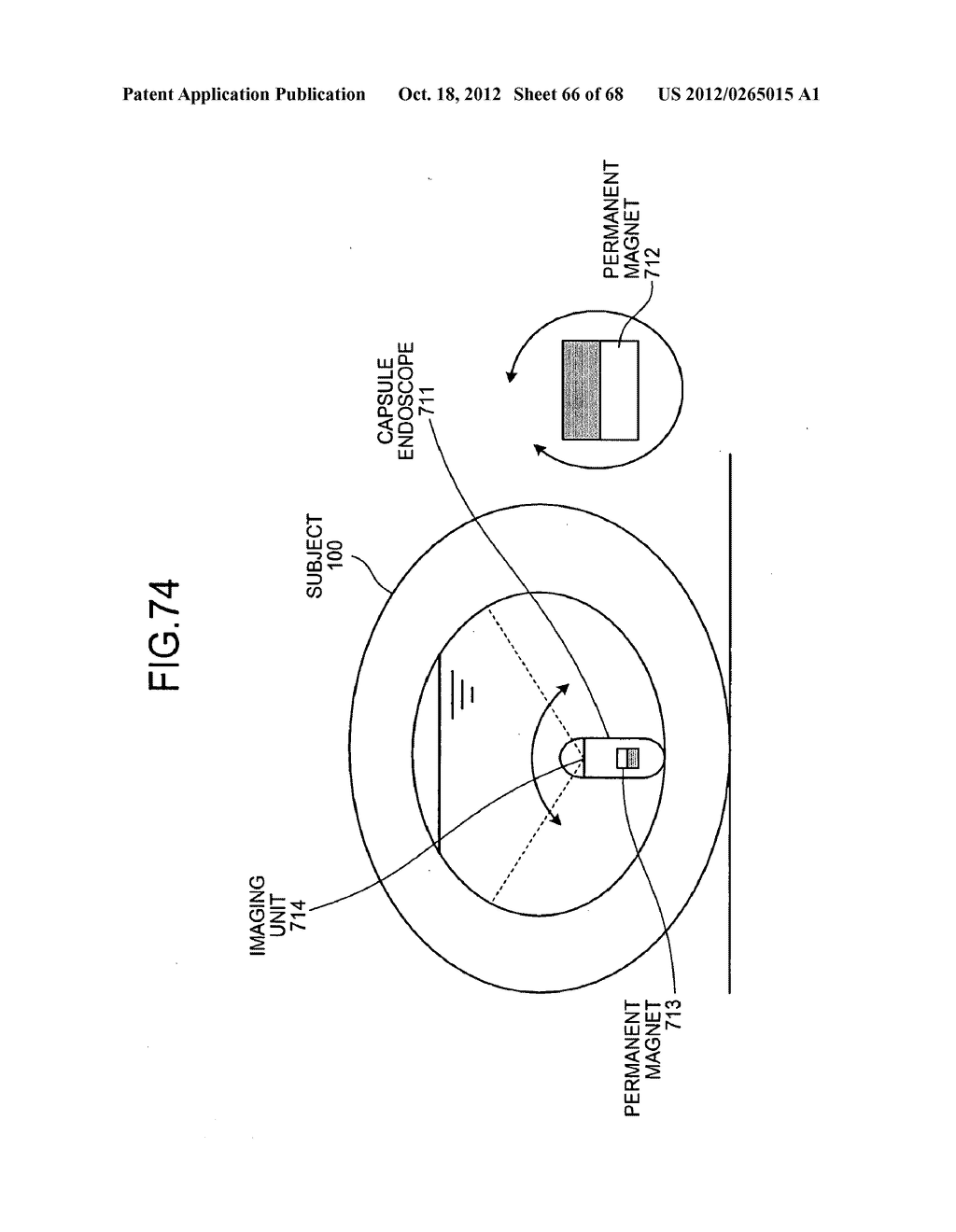 BODY-INSERTABLE DEVICE SYSTEM AND IN-VIVO OBSERVATION METHOD - diagram, schematic, and image 67