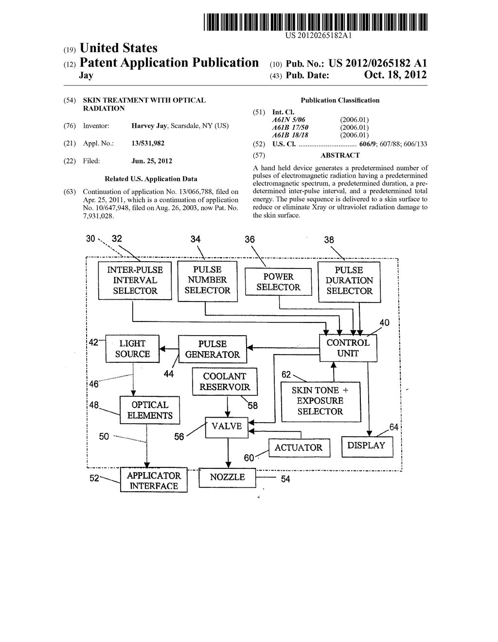 Skin Treatment with Optical Radiation - diagram, schematic, and image 01