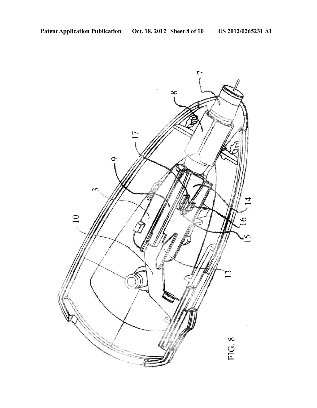 Detection Element for Determining the Position of a Lancet Element in a     Lancing Device - diagram, schematic, and image 09