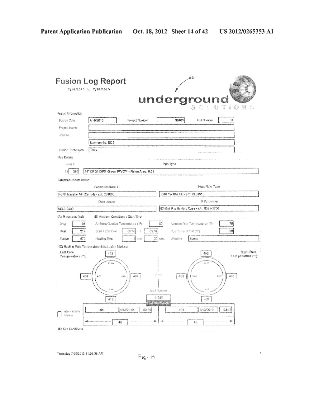 Pipe Fusion Data Management System and Method - diagram, schematic, and image 15