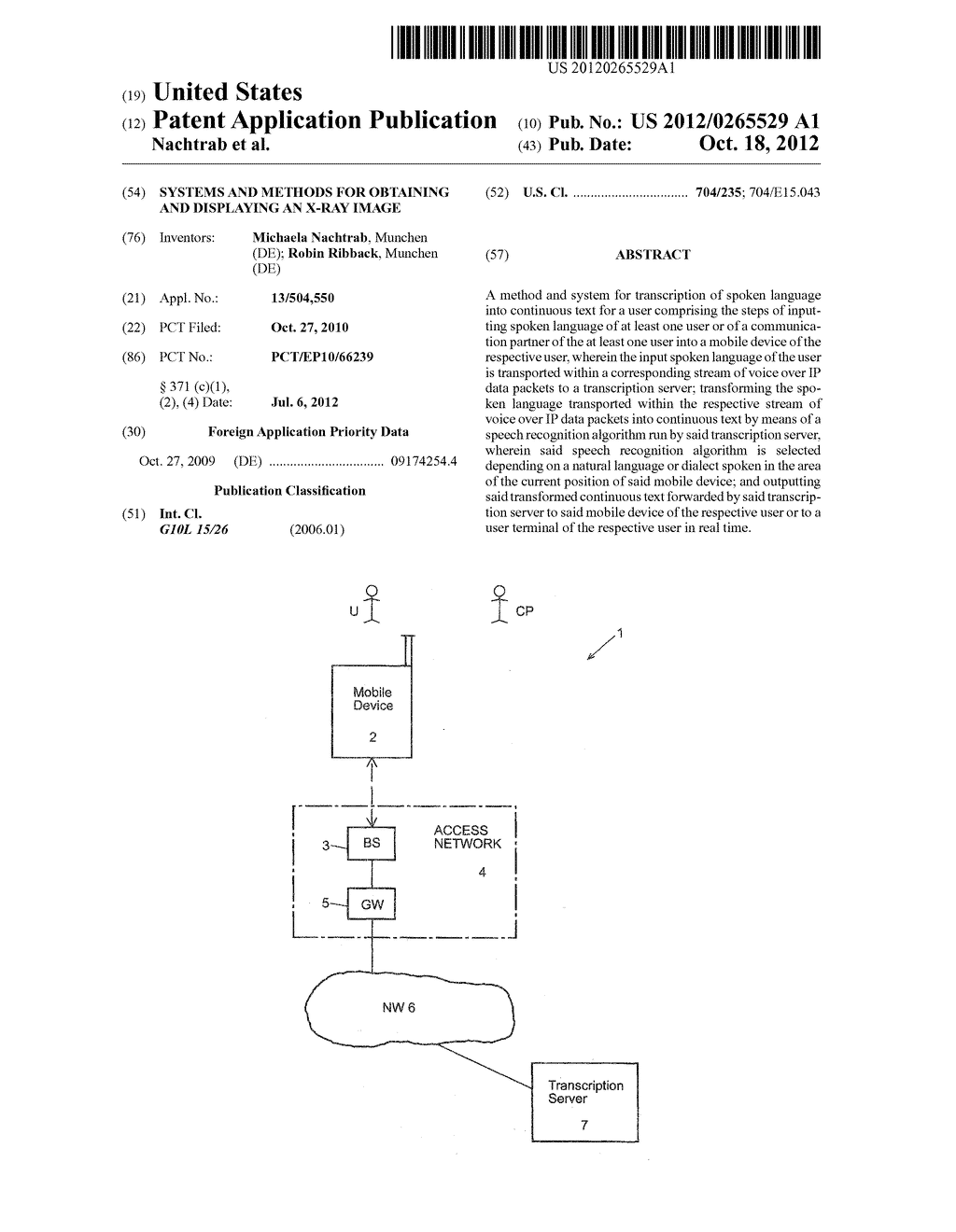 SYSTEMS AND METHODS FOR OBTAINING AND DISPLAYING AN X-RAY IMAGE - diagram, schematic, and image 01