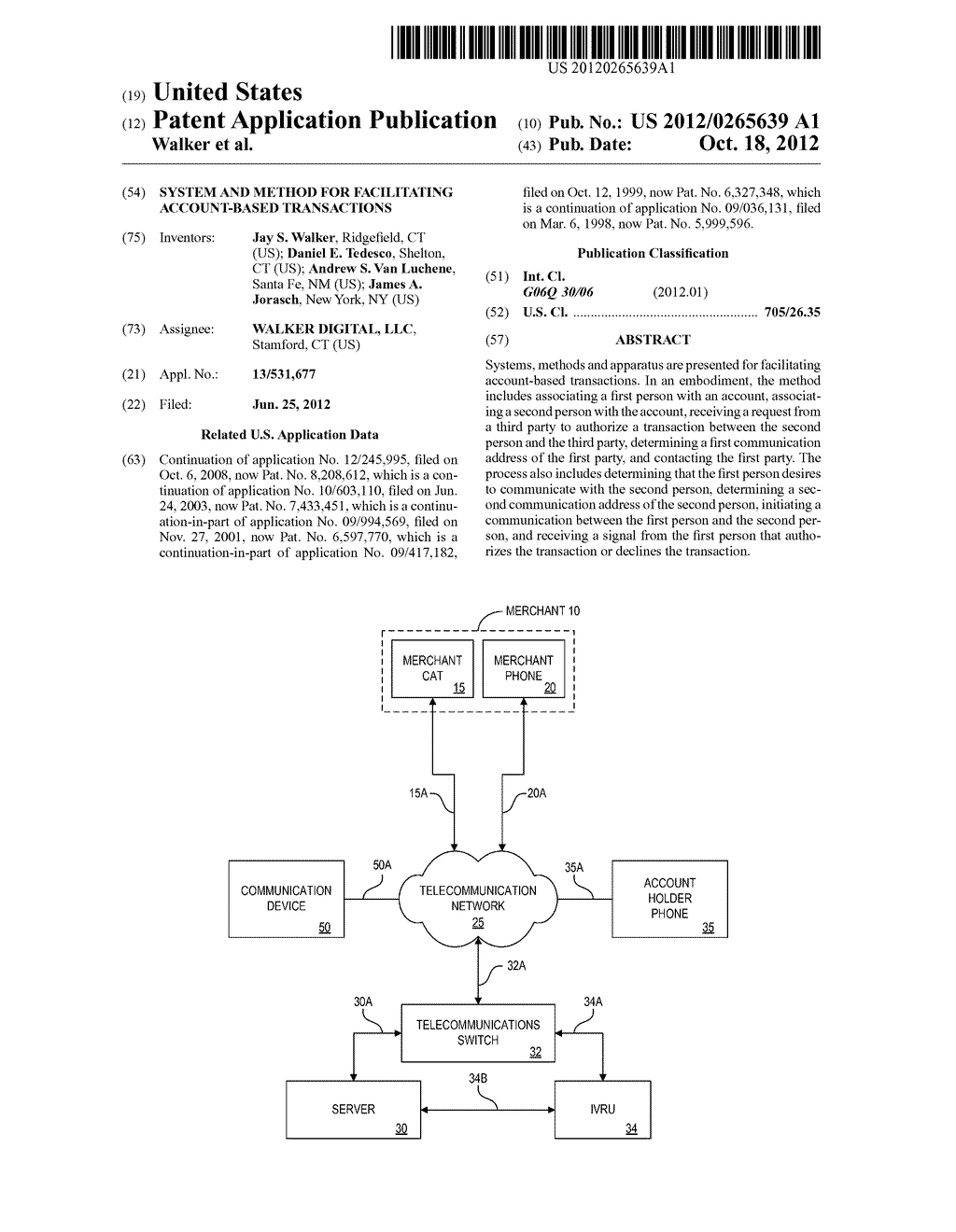 SYSTEM AND METHOD FOR FACILITATING ACCOUNT-BASED TRANSACTIONS - diagram, schematic, and image 01