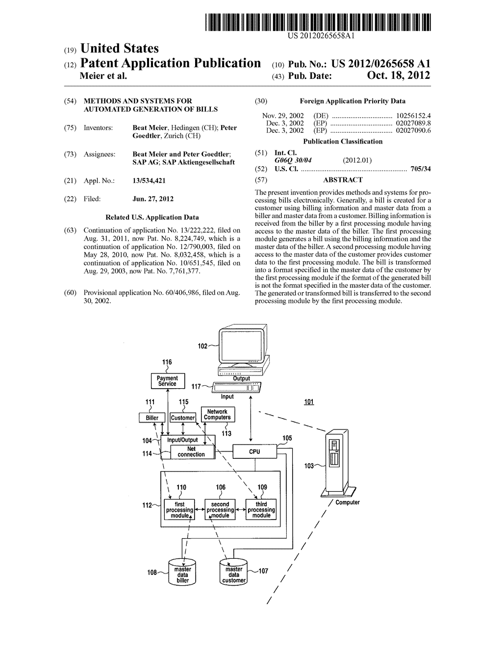 METHODS AND SYSTEMS FOR AUTOMATED GENERATION OF BILLS - diagram, schematic, and image 01