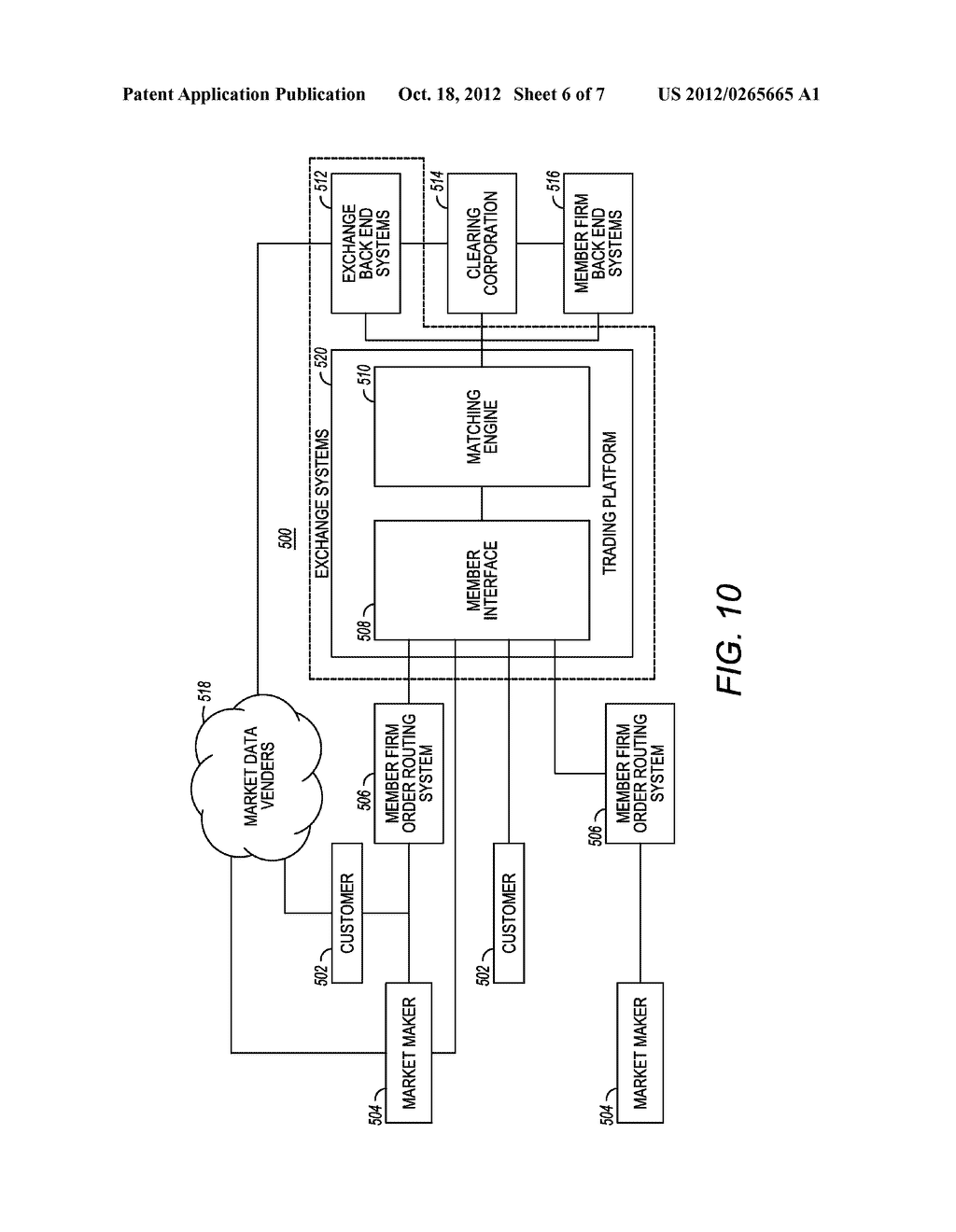 SYSTEM AND METHOD FOR CREATING AND TRADING PACKAGED COLLAR OPTIONS ON AN     EXCHANGE - diagram, schematic, and image 07