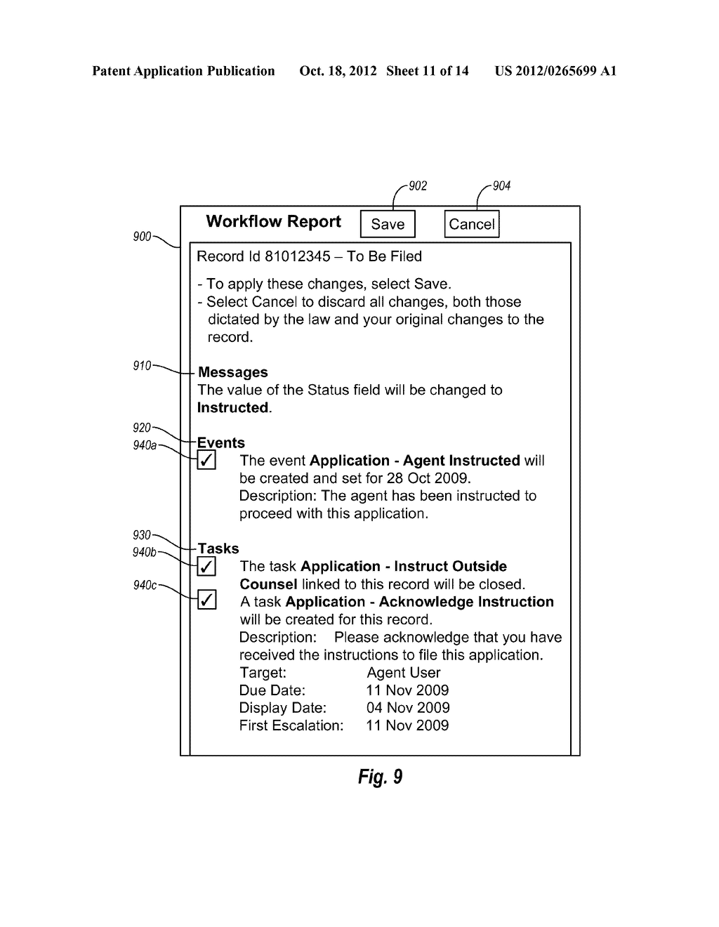 INTELLECTUAL ASSET DOCKETING INTERFACE - diagram, schematic, and image 12