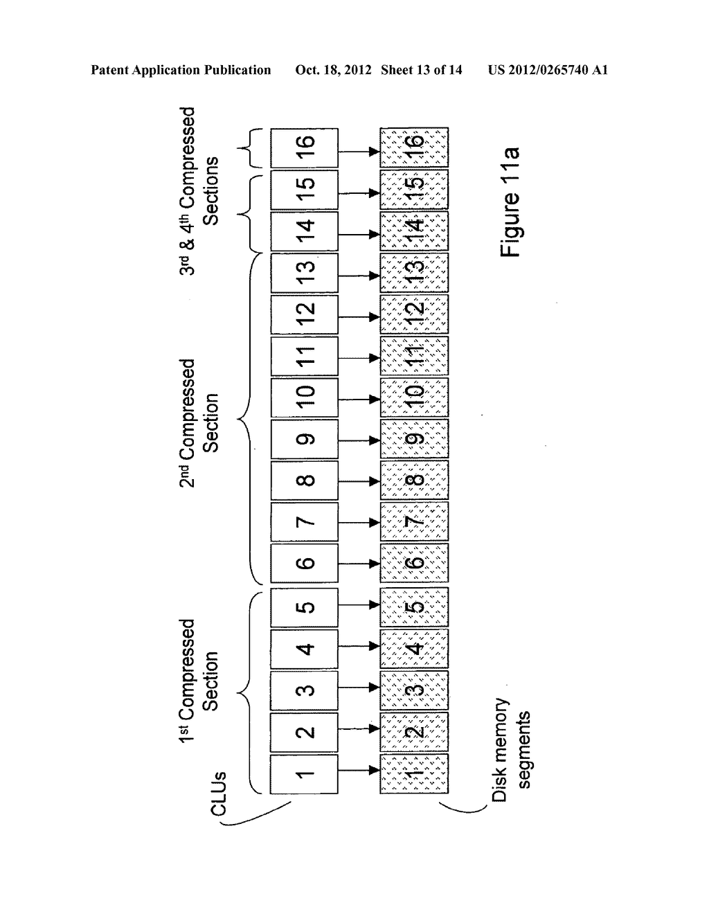 METHOD AND SYSTEM FOR COMPRESSION OF FILES FOR STORAGE AND OPERATION ON     COMPRESSED FILES - diagram, schematic, and image 14