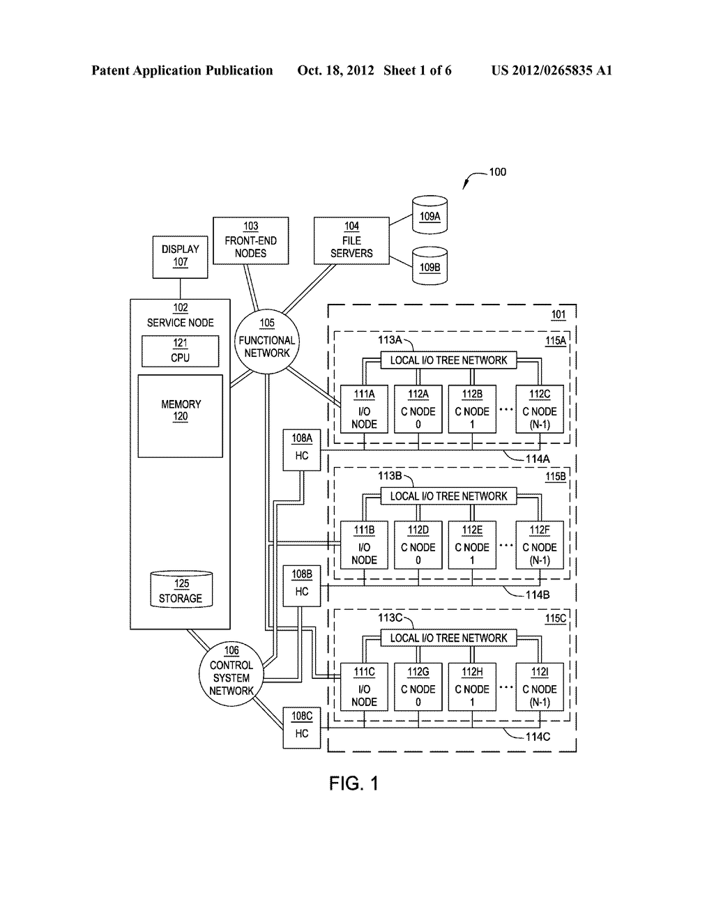 QUERY PERFORMANCE DATA ON PARALLEL COMPUTER SYSTEM HAVING COMPUTE NODES - diagram, schematic, and image 02