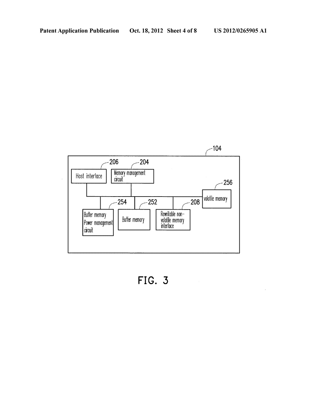 DATA WRITING METHOD FOR NON-VOLATILE MEMORY, AND CONTROLLER AND STORAGE     SYSTEM USING THE SAME - diagram, schematic, and image 05