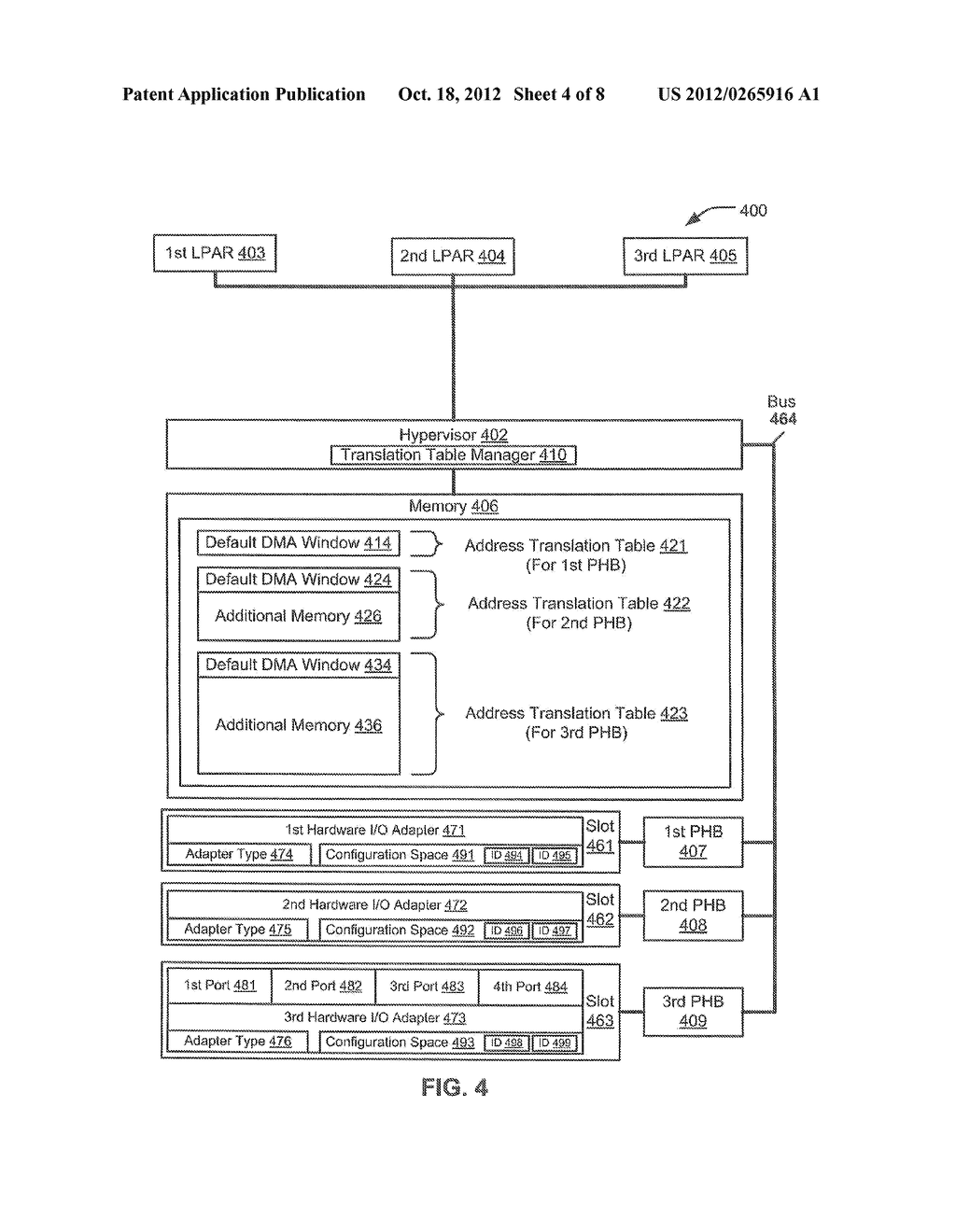 DYNAMIC ALLOCATION OF A DIRECT MEMORY ADDRESS WINDOW - diagram, schematic, and image 05